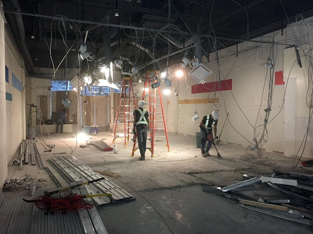 commercial interior demolition